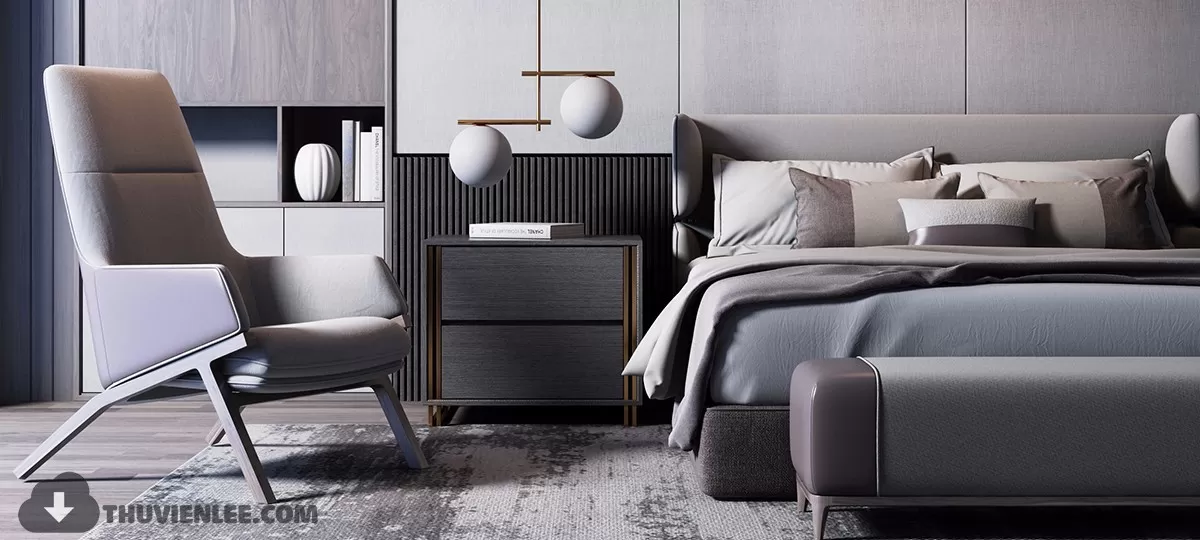 LIVING ROOM - MODERN STYLE - 3D MODELS