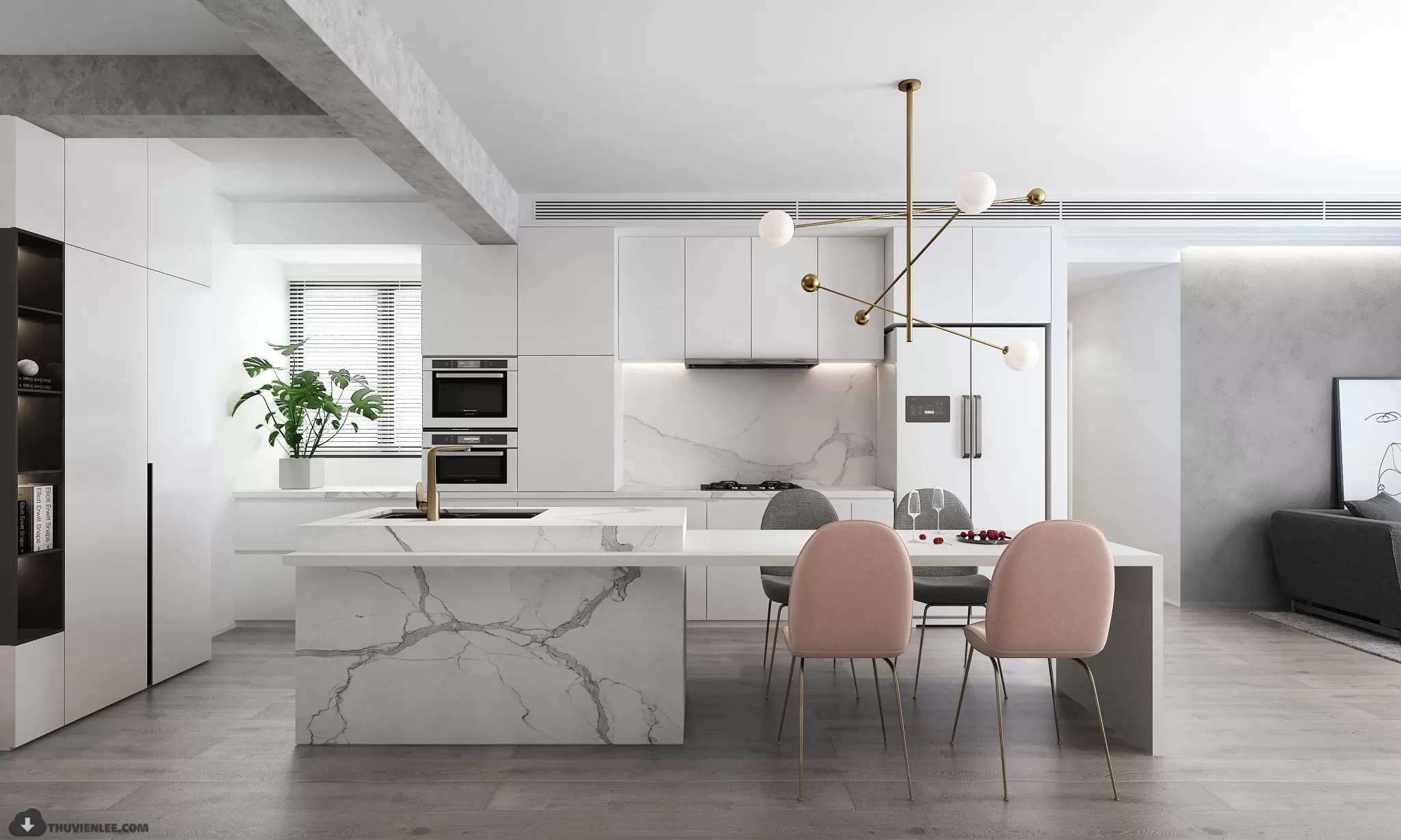 LIVING ROOM - MODERN STYLE - 3D MODELS