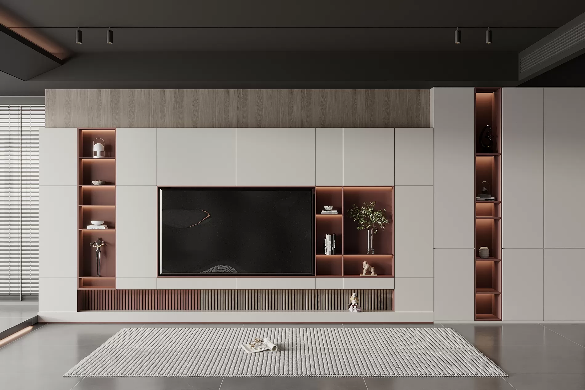 LIVING ROOM - MODERN STYLE - 3D SCENE - 010