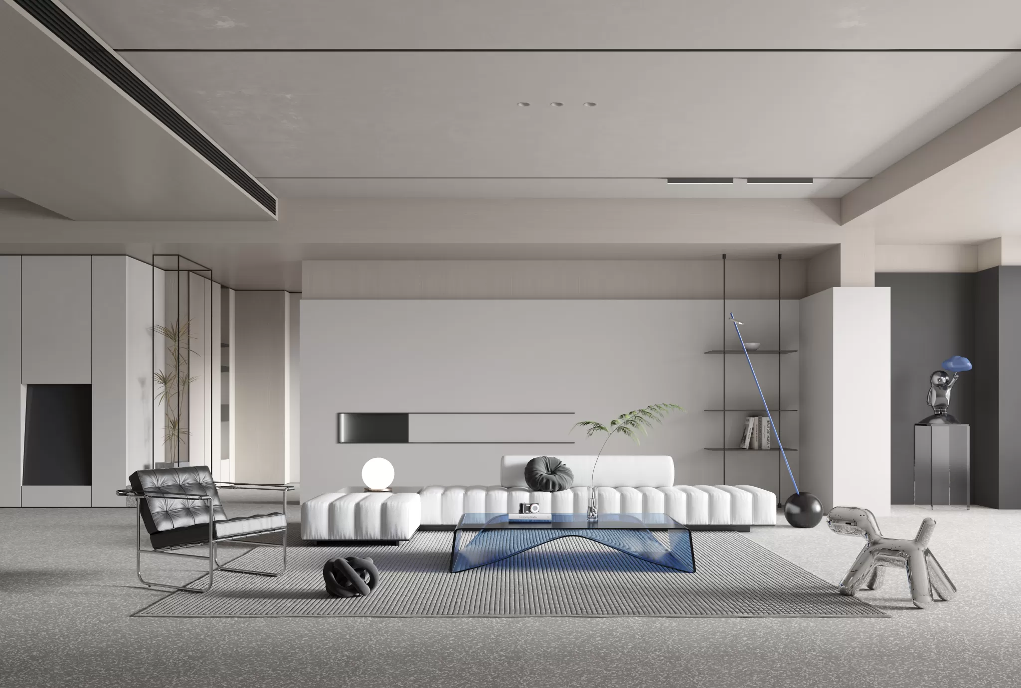 LIVING ROOM - MODERN STYLE - 3D SCENE - 138