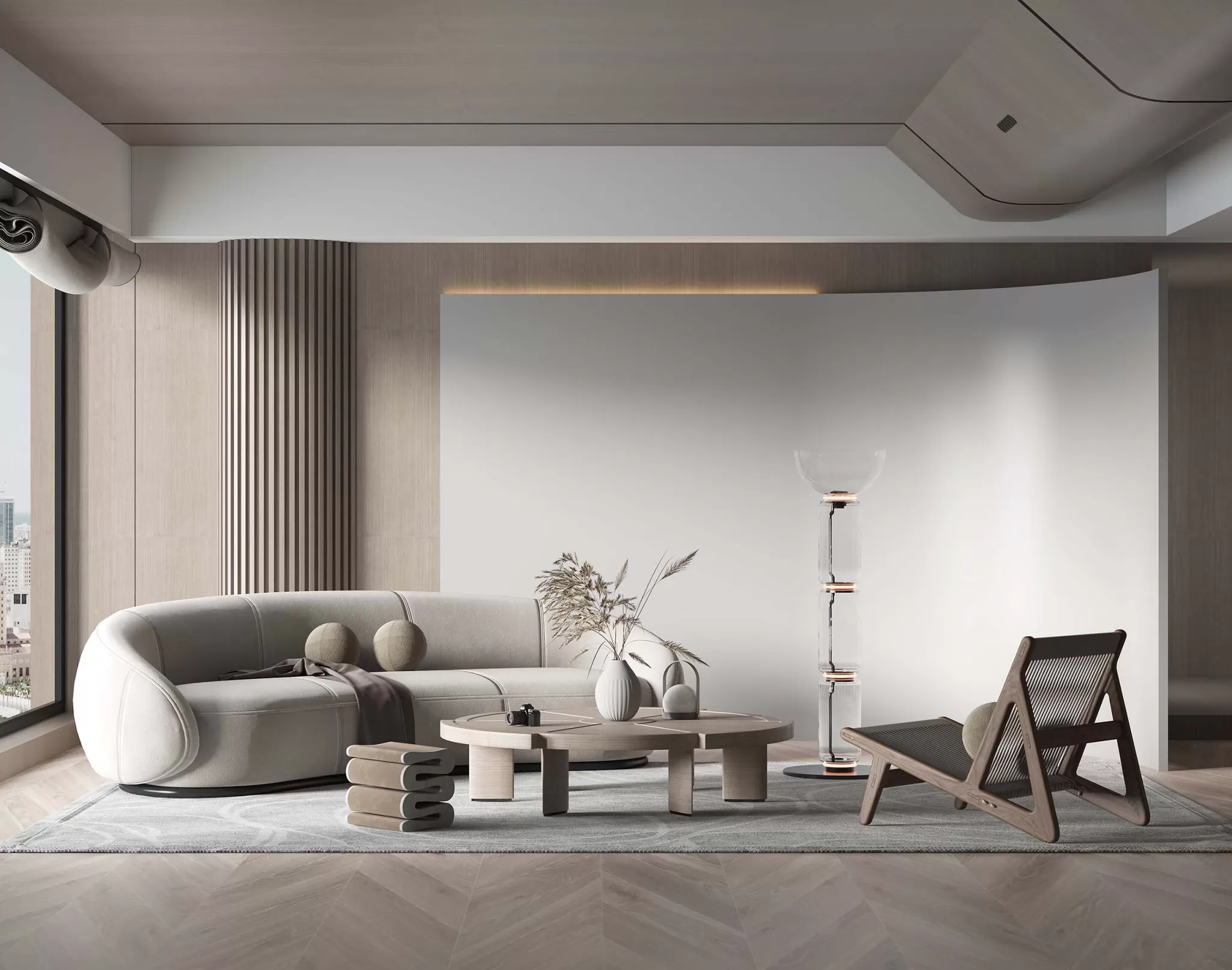 LIVING ROOM - MODERN STYLE - 3D SCENE - 179