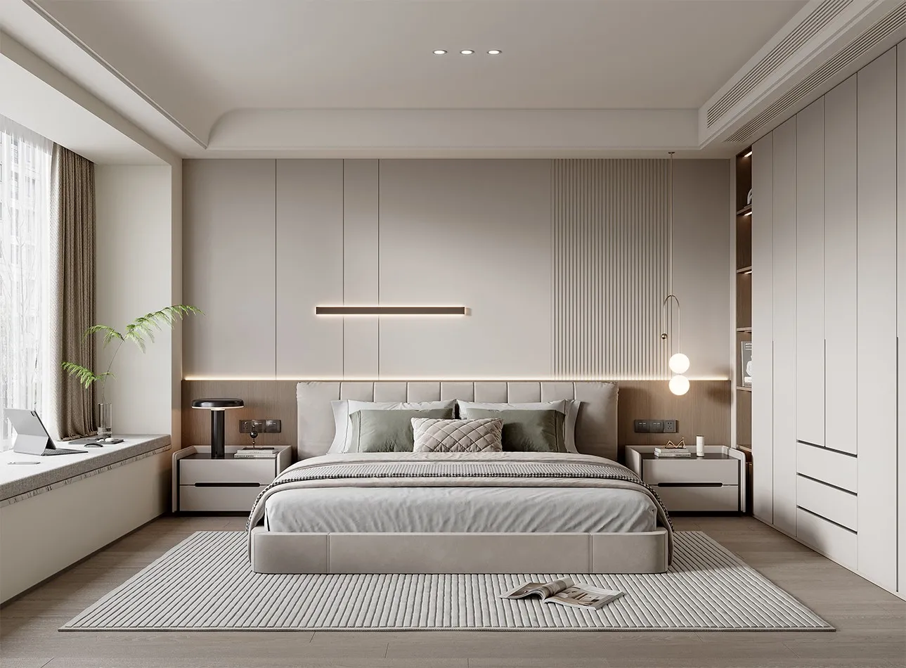 Living Room - Modern Style 3D Scenes - Interior Design - 125