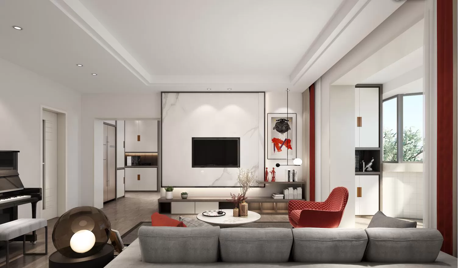 LIVING ROOM - MODERN STYLE - 516