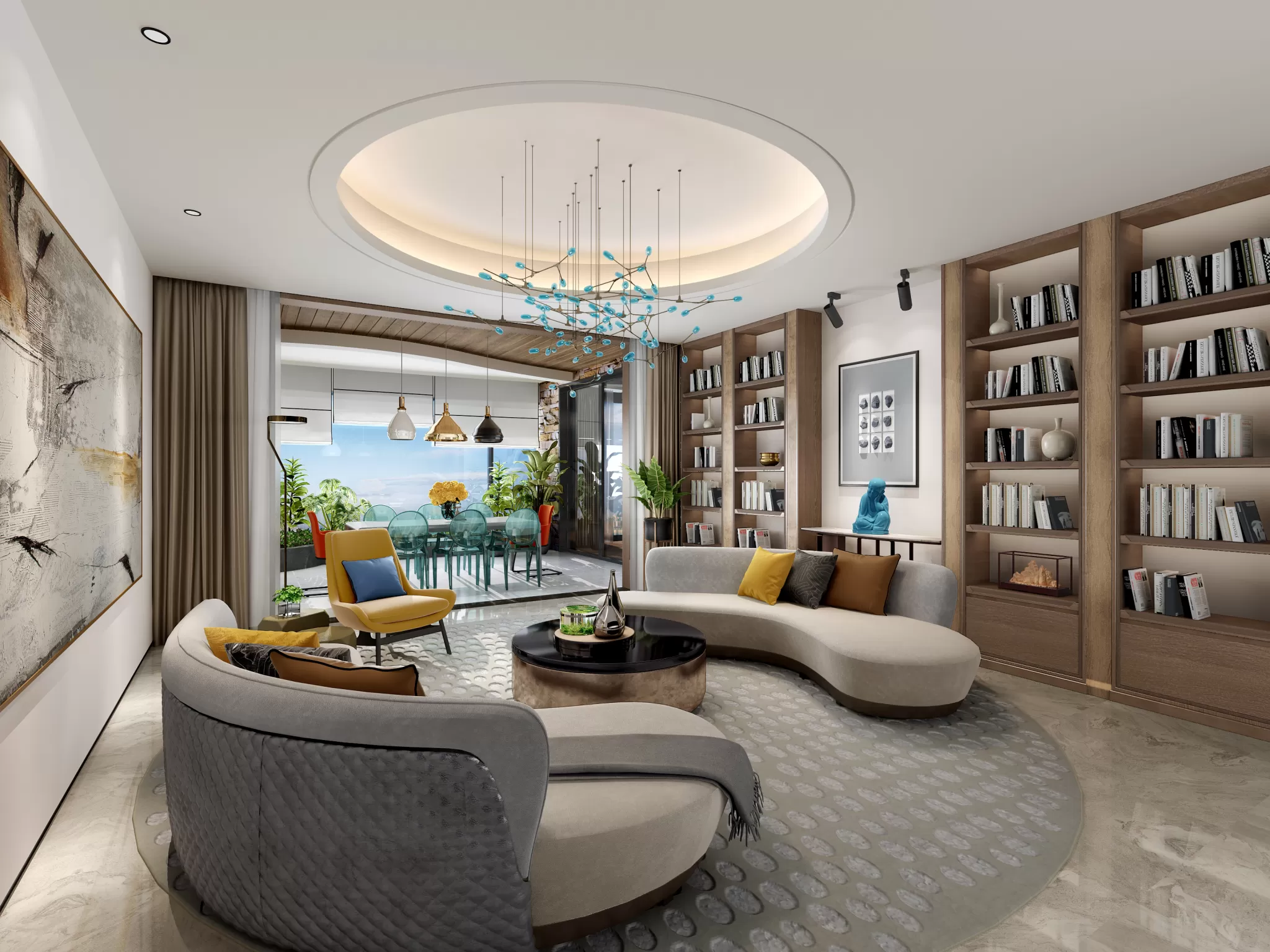 LIVING ROOM - MODERN STYLE - 522