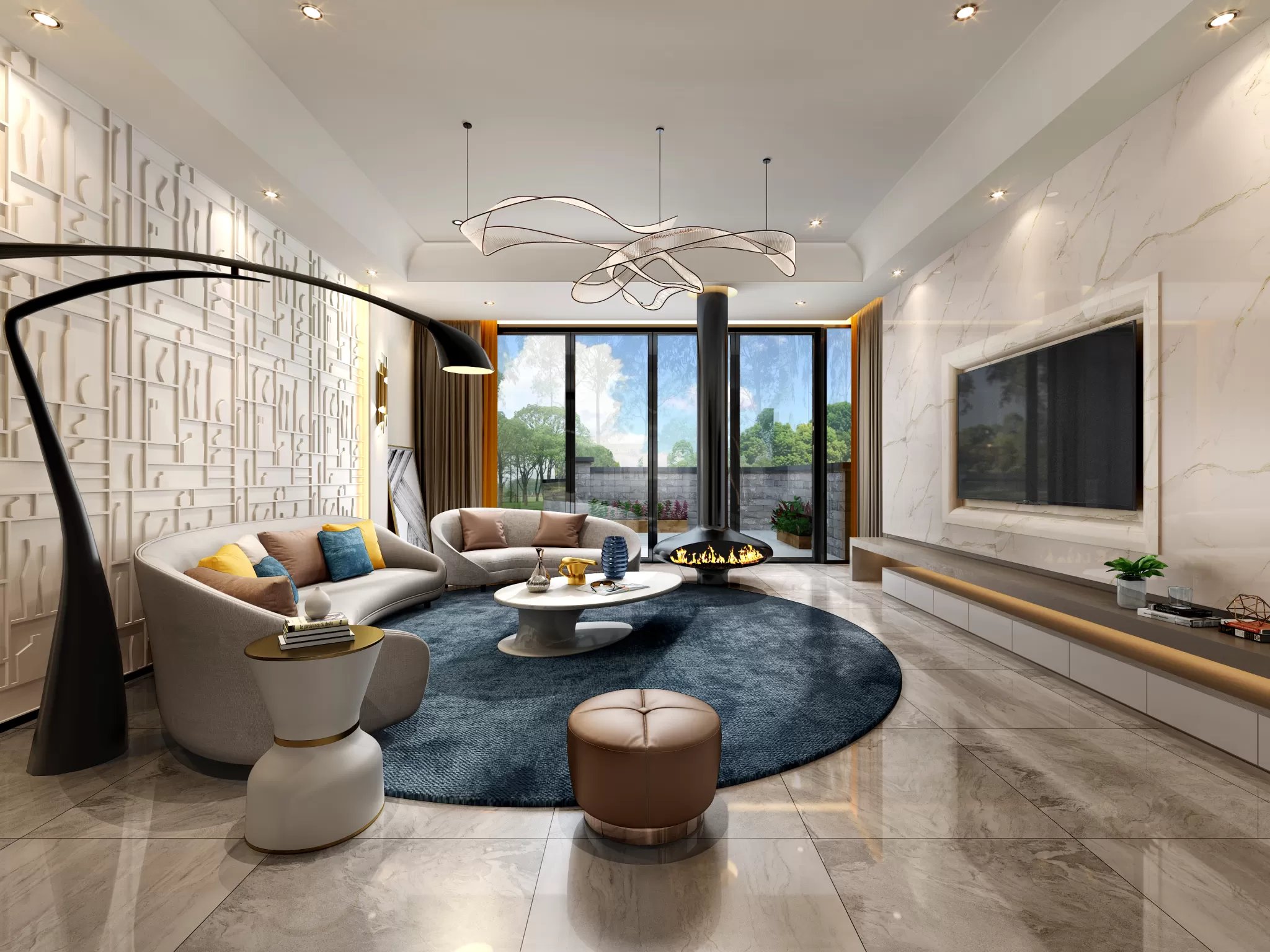 LIVING ROOM - MODERN STYLE - 523