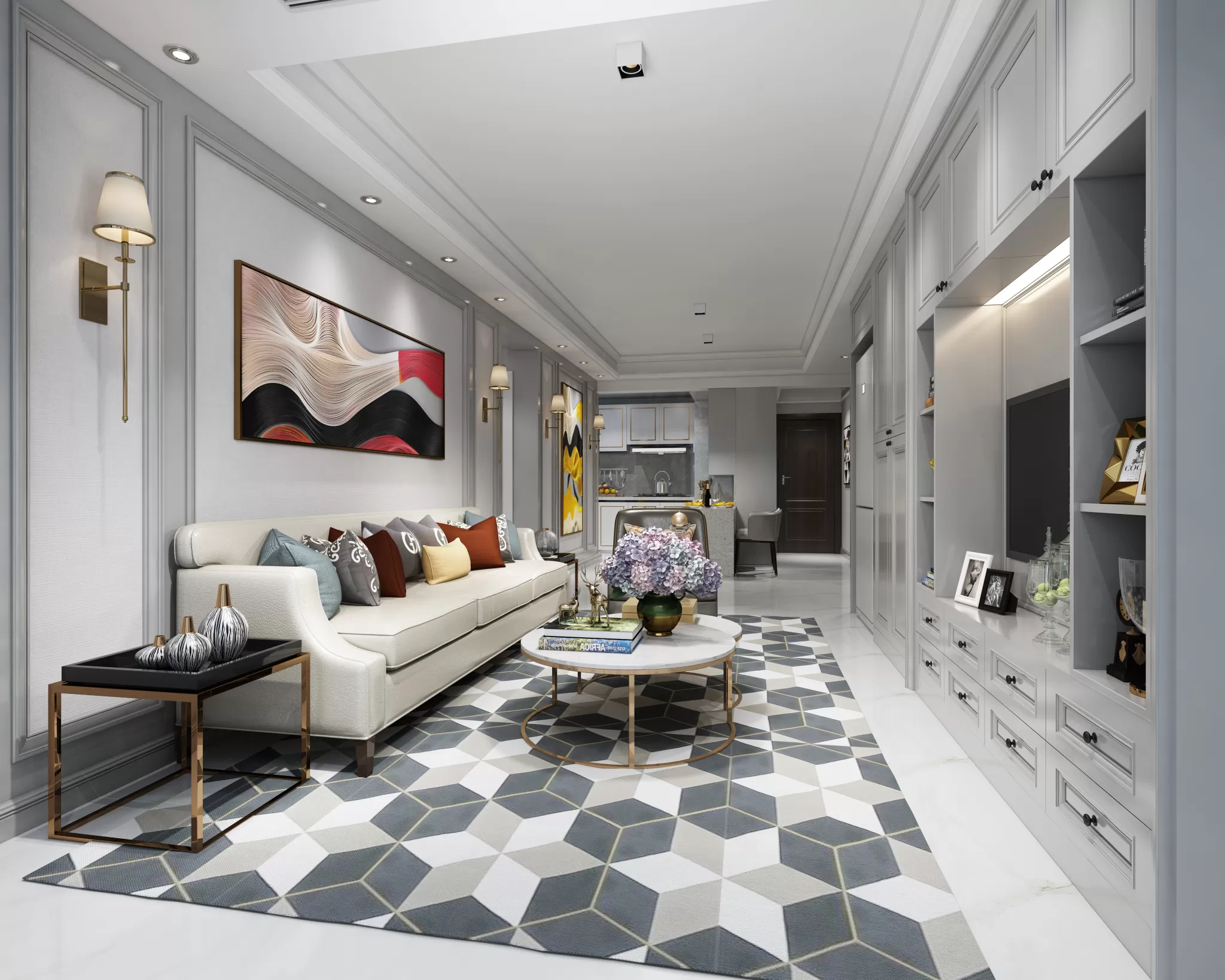 LIVING ROOM - MODERN STYLE - 527