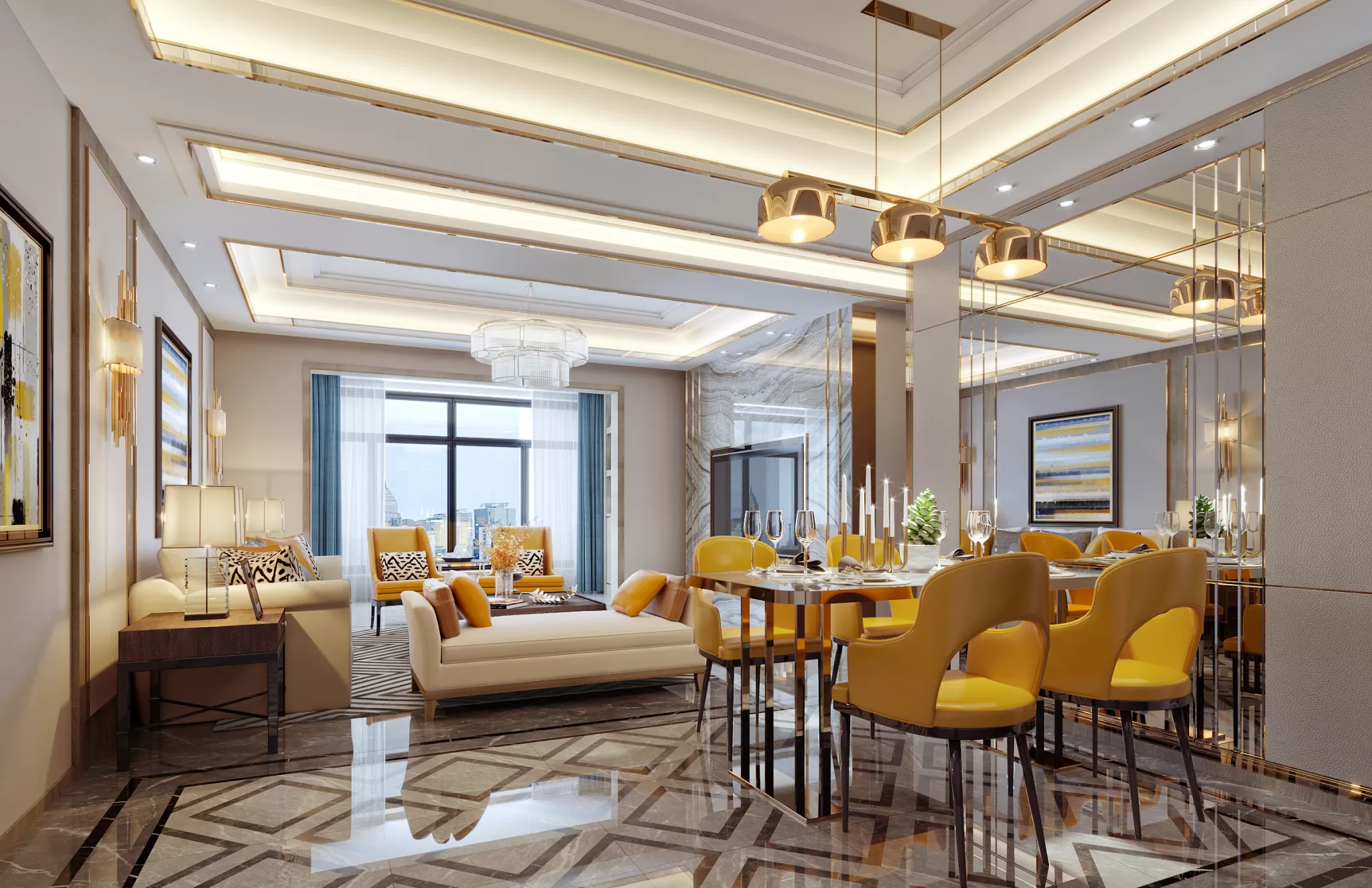 LIVING ROOM - MODERN STYLE - 528