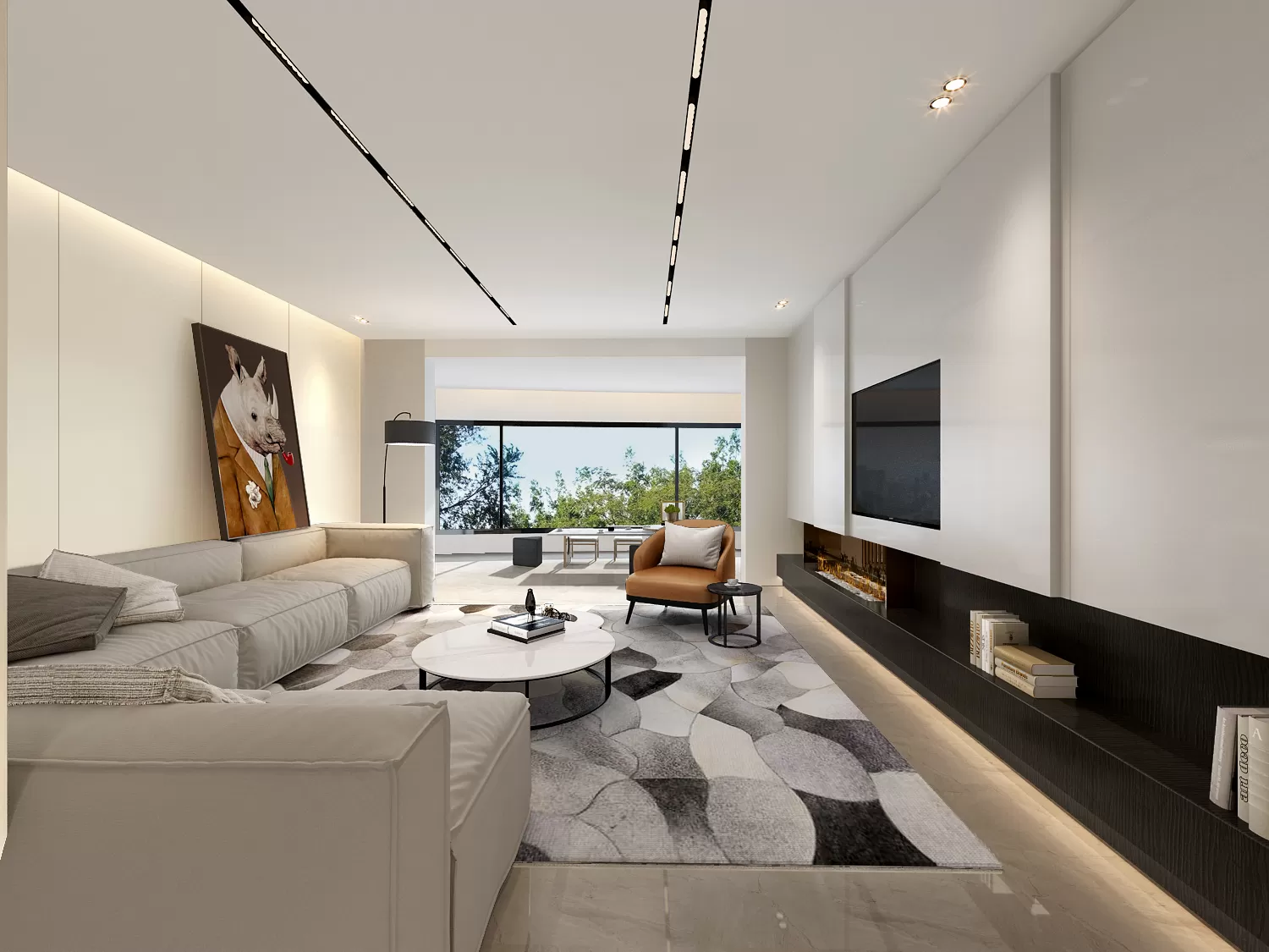 LIVING ROOM - MODERN STYLE - 543