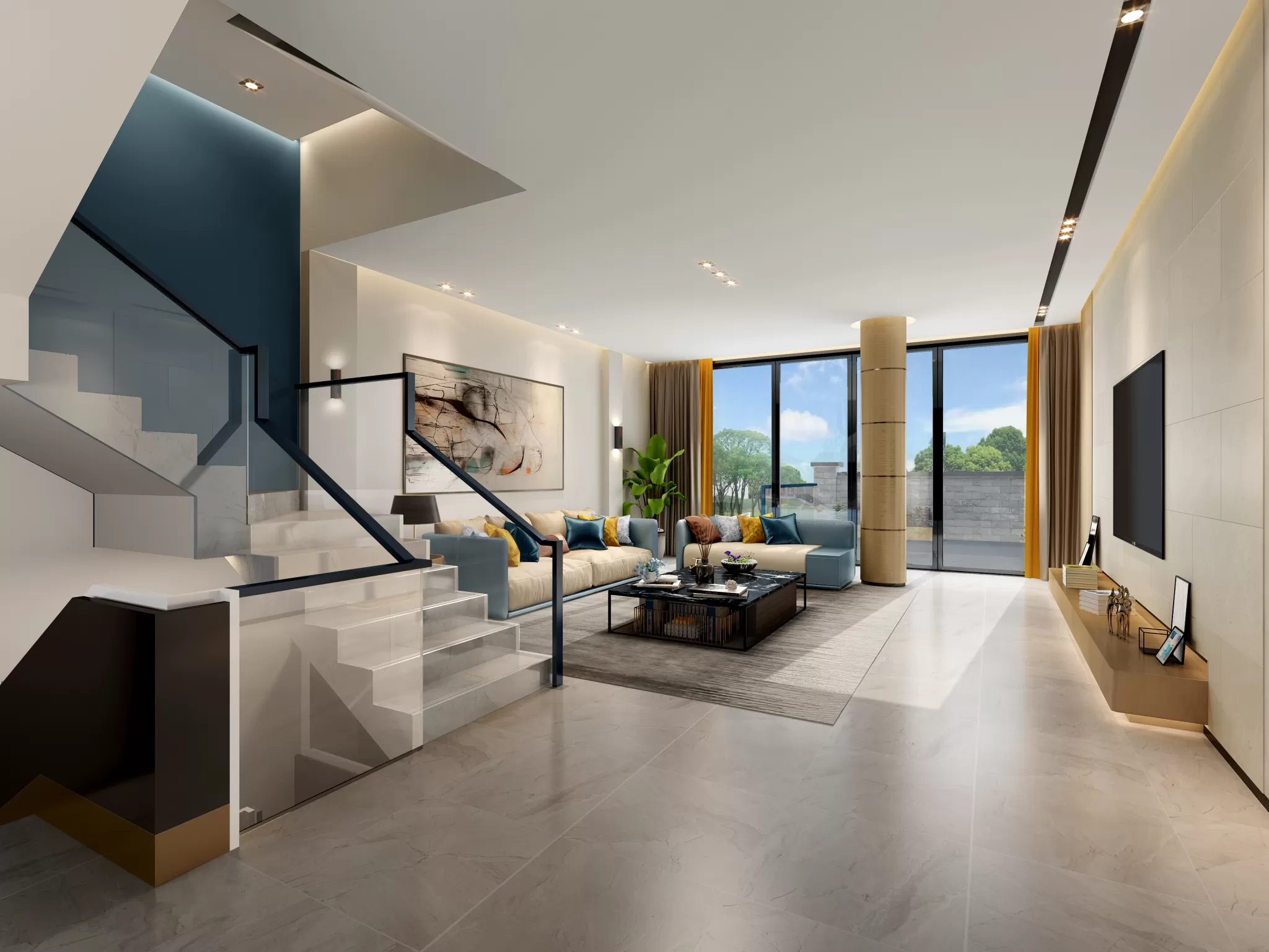 LIVING ROOM - MODERN STYLE - 554