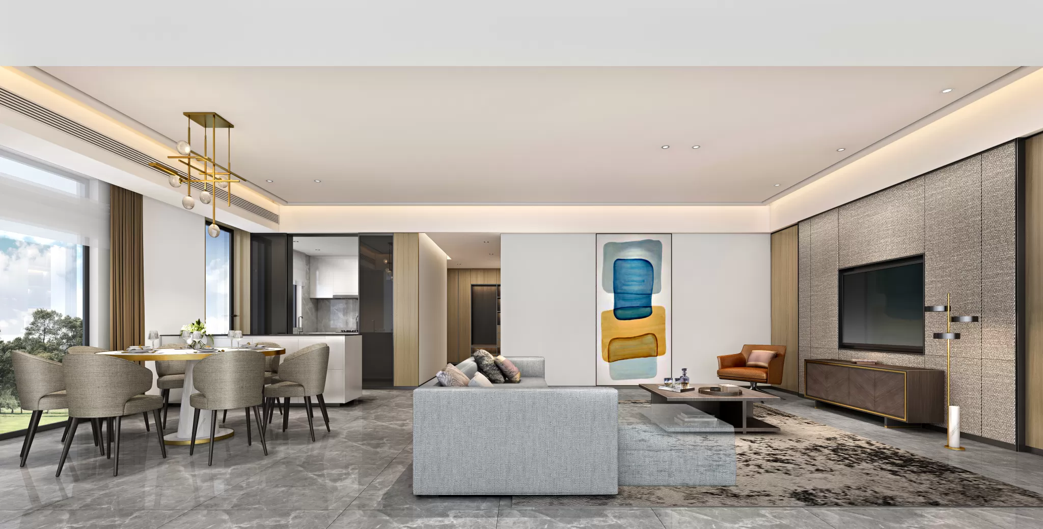 LIVING ROOM - MODERN STYLE - 603