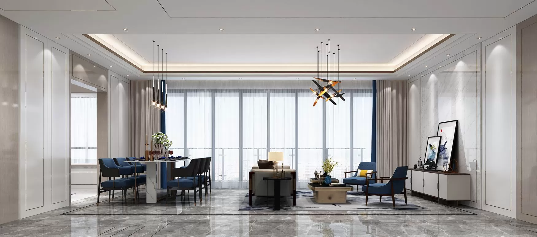 LIVING ROOM - MODERN STYLE - 613