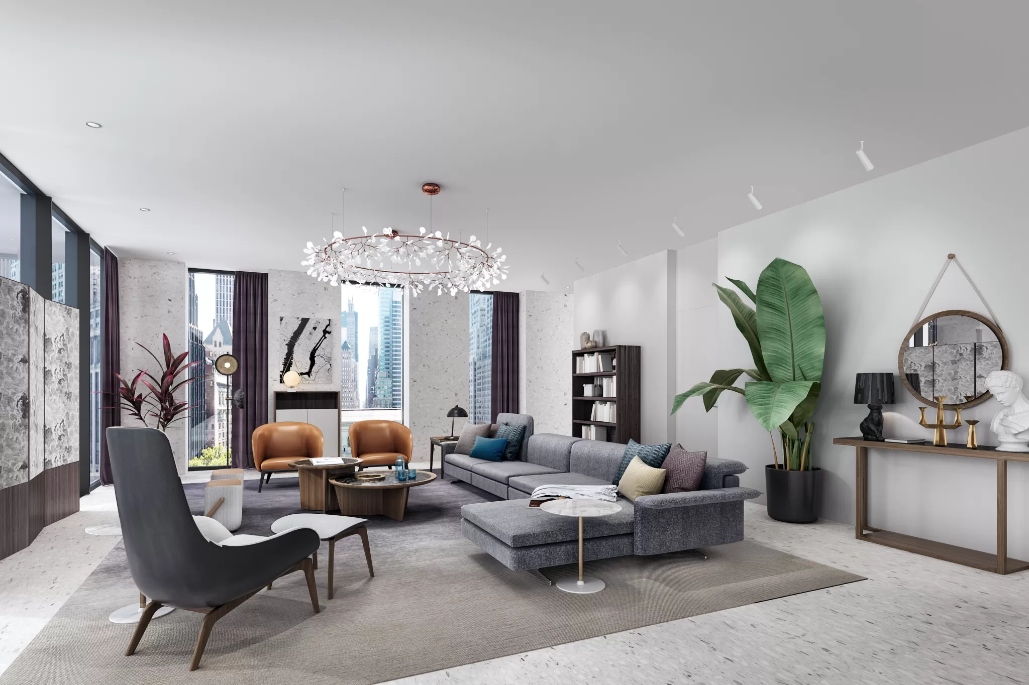 LIVING ROOM - MODERN STYLE - 614