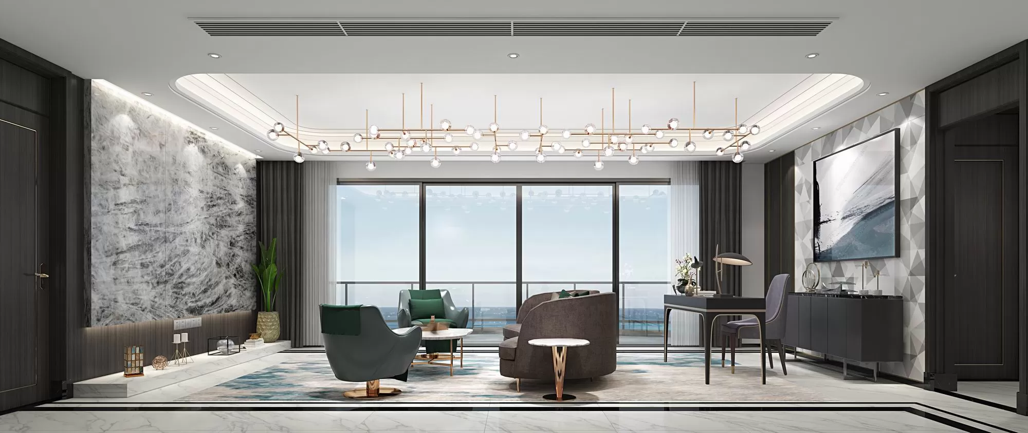 LIVING ROOM - MODERN STYLE - 616