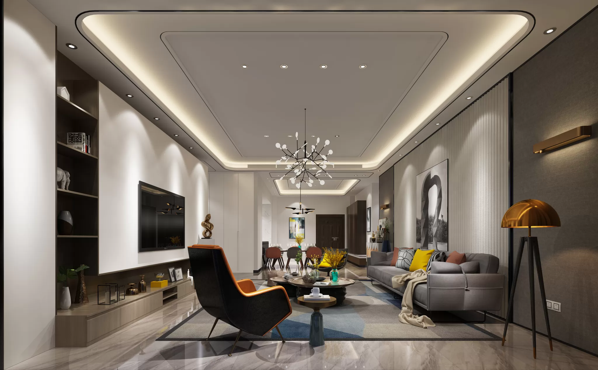 LIVING ROOM - MODERN STYLE - 631