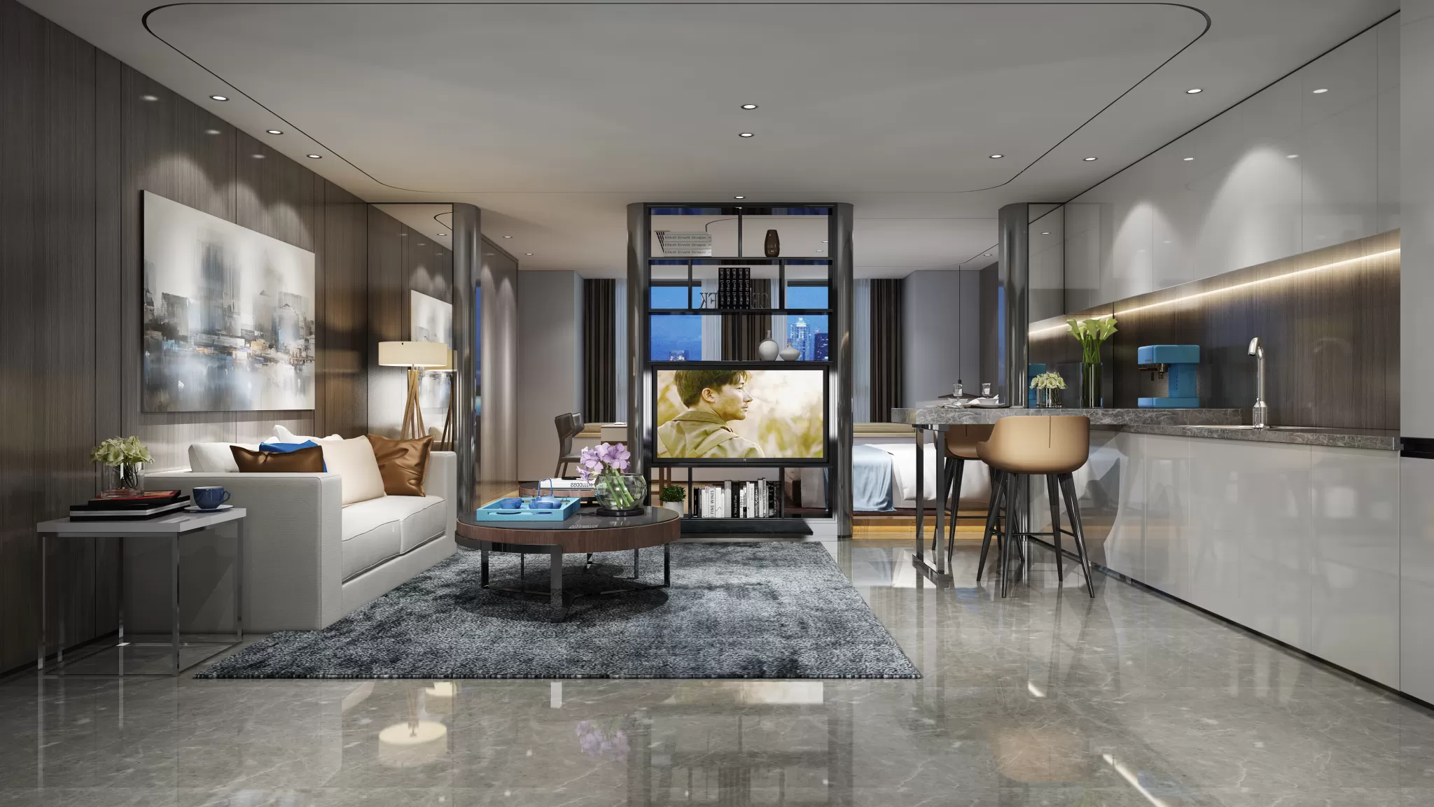 LIVING ROOM - MODERN STYLE - 633