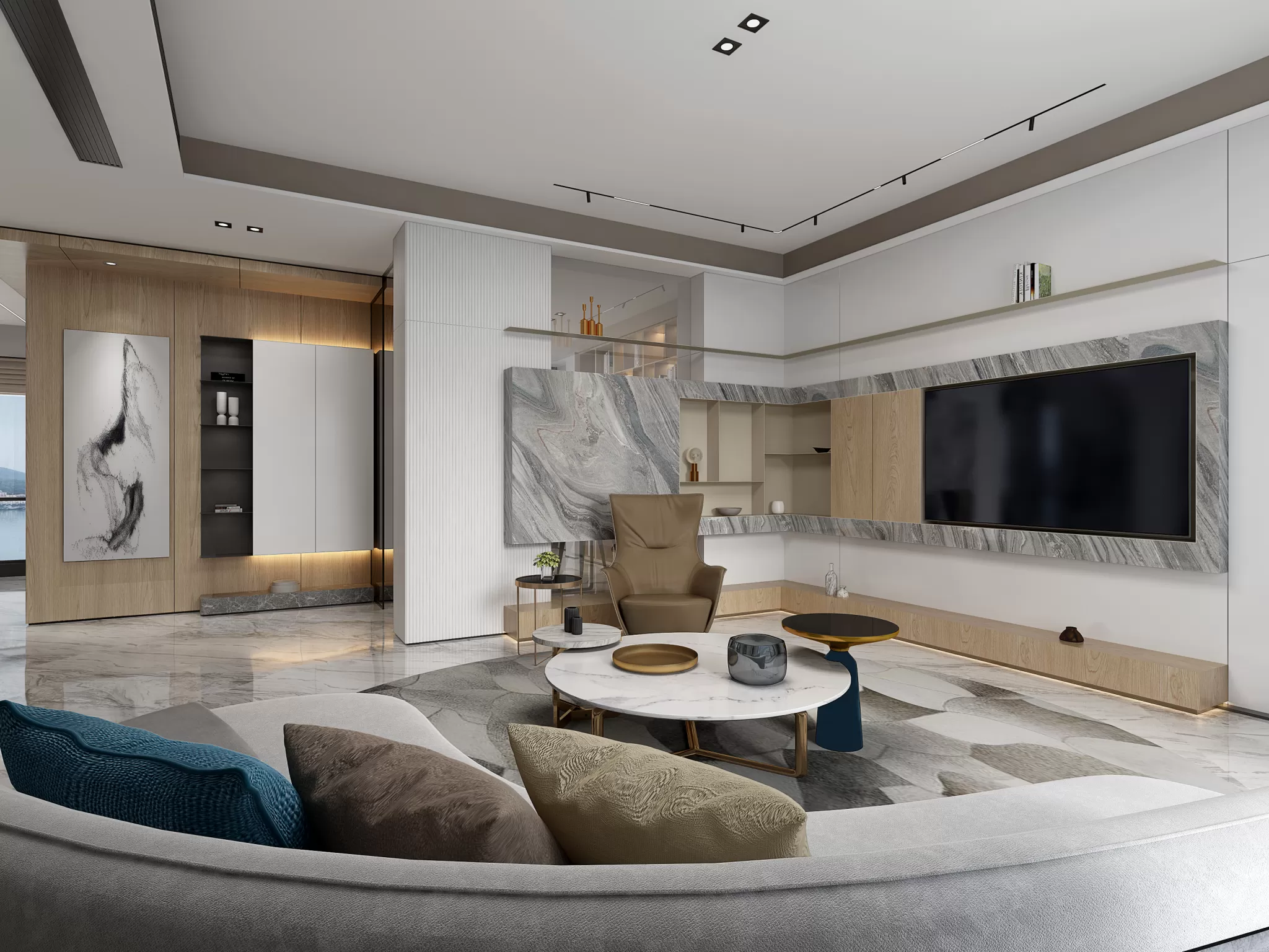 LIVING ROOM - MODERN STYLE - 679