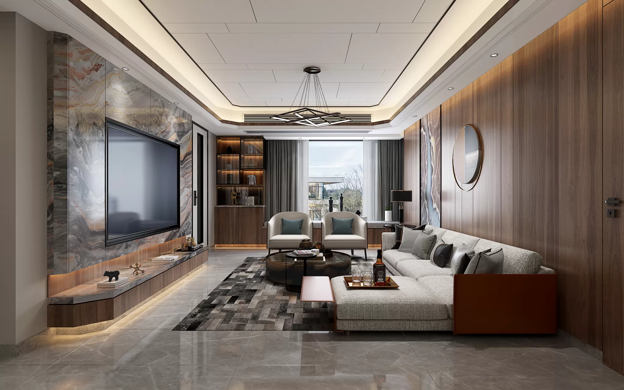 LIVING ROOM - MODERN STYLE - 685