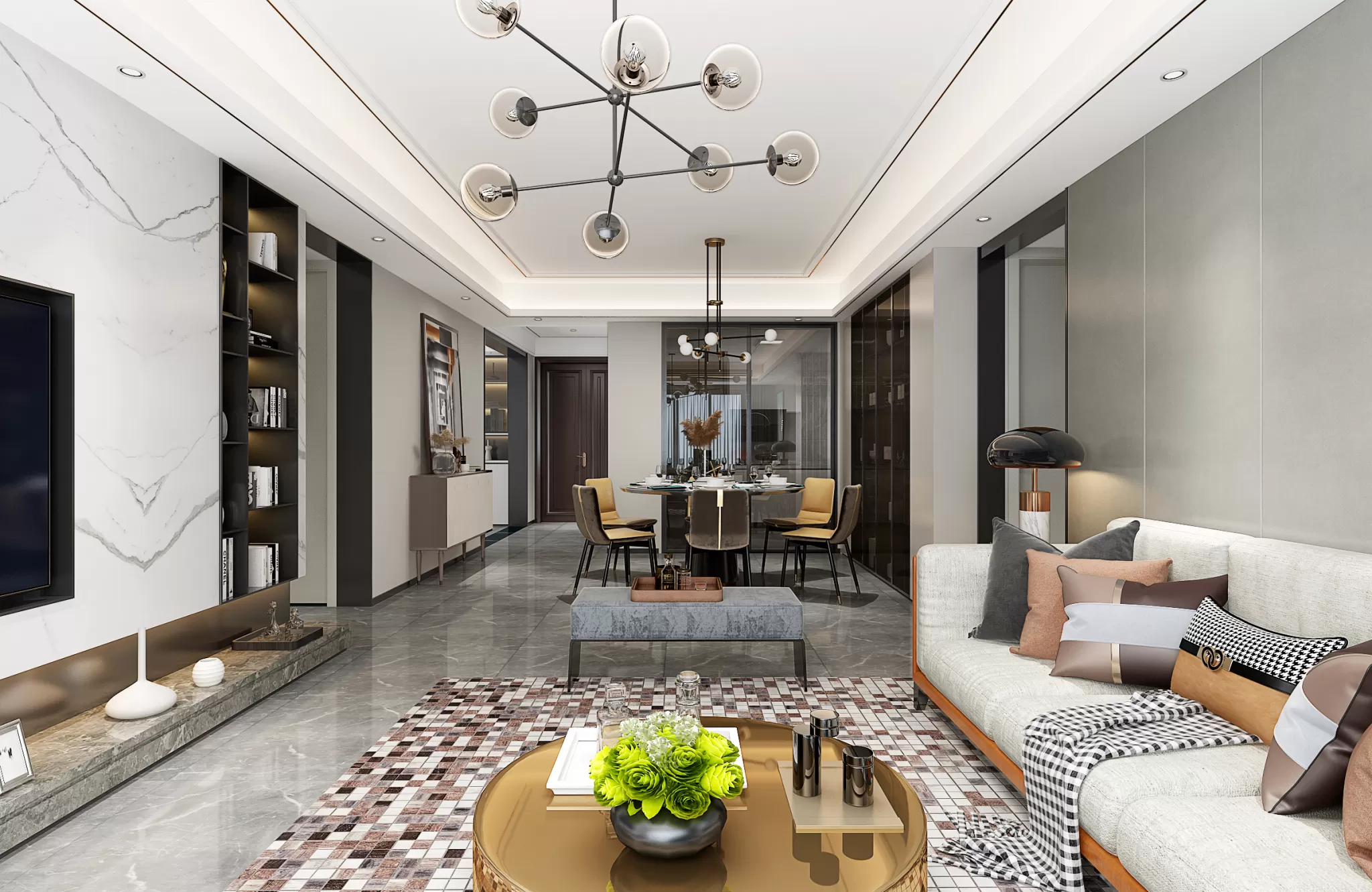 LIVING ROOM - MODERN STYLE - 691