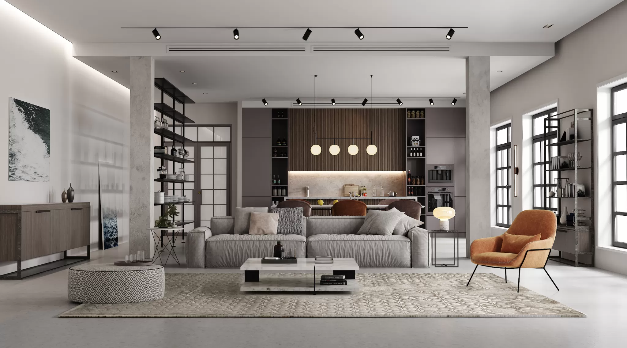 LIVING ROOM - MODERN STYLE - 699