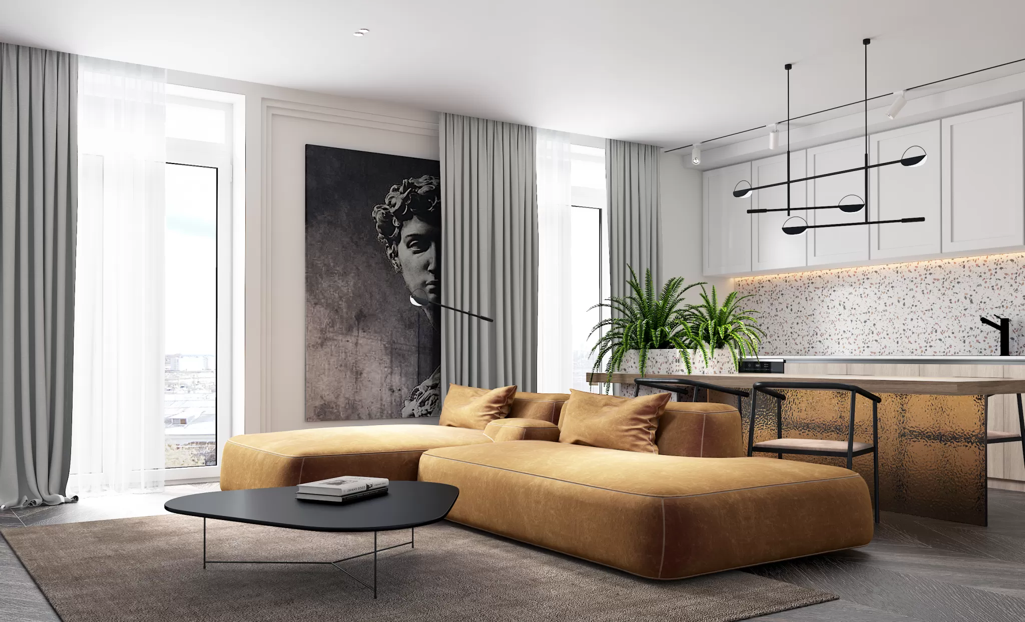 LIVING ROOM - MODERN STYLE - 707