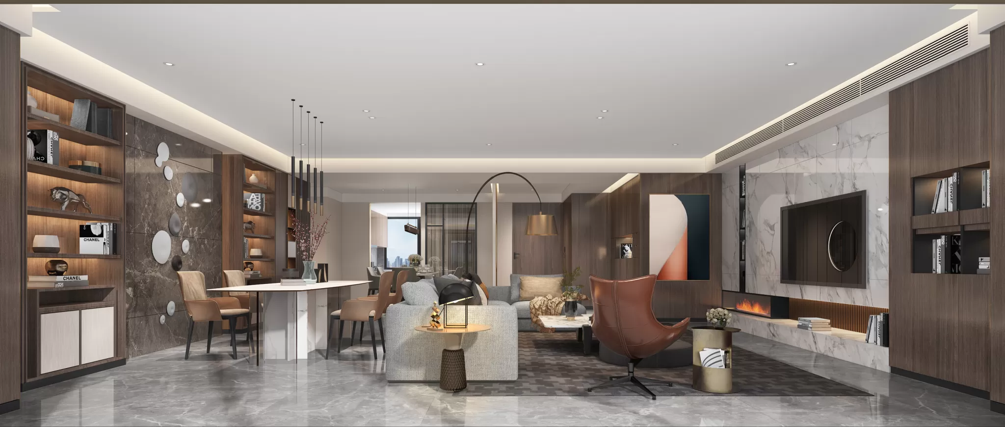 LIVING ROOM - MODERN STYLE - 714