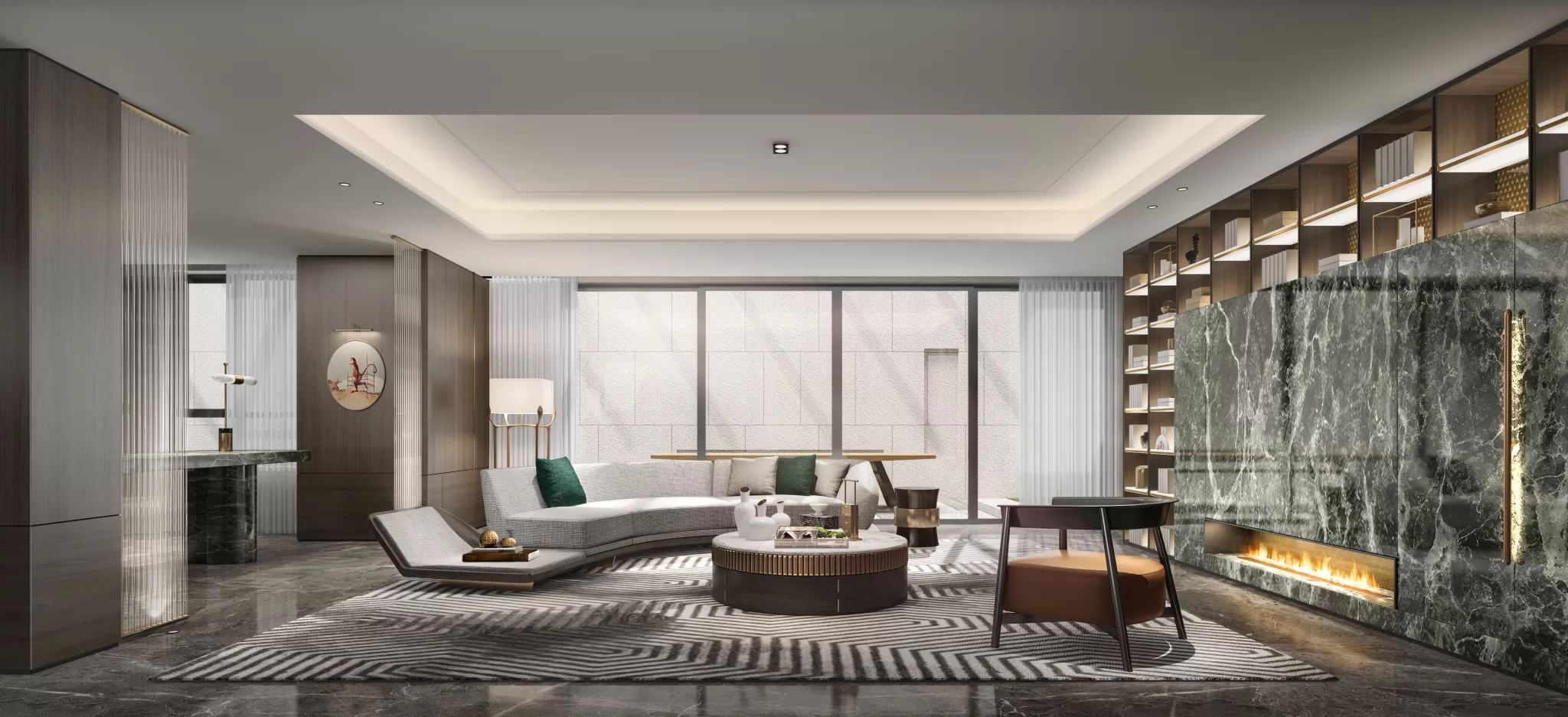 LIVING ROOM - MODERN STYLE - 735