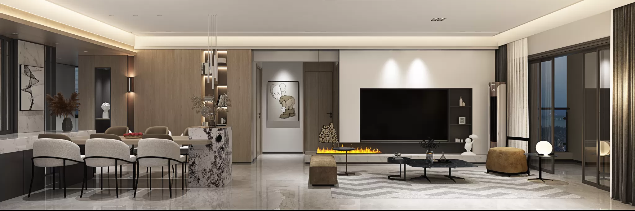 LIVING ROOM - MODERN STYLE - 738
