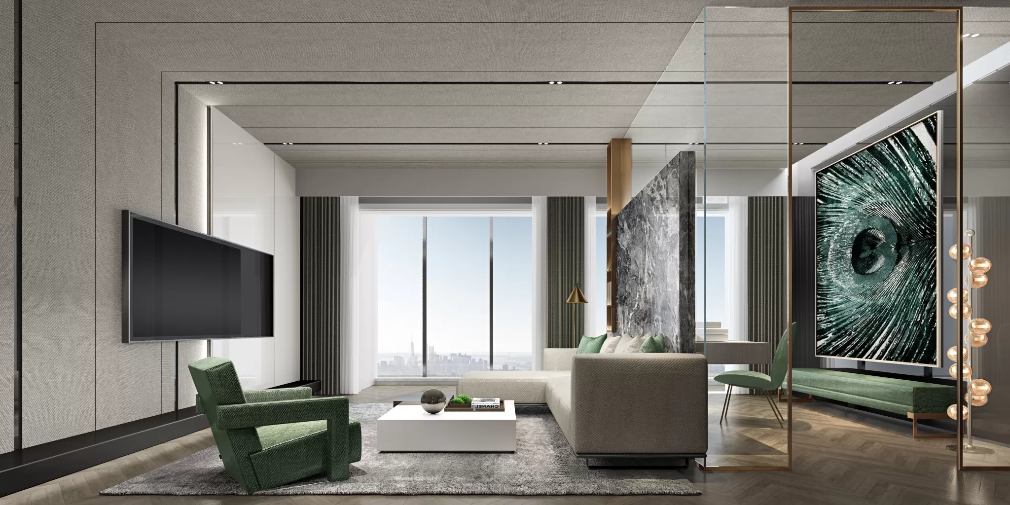 LIVING ROOM - MODERN STYLE - 741