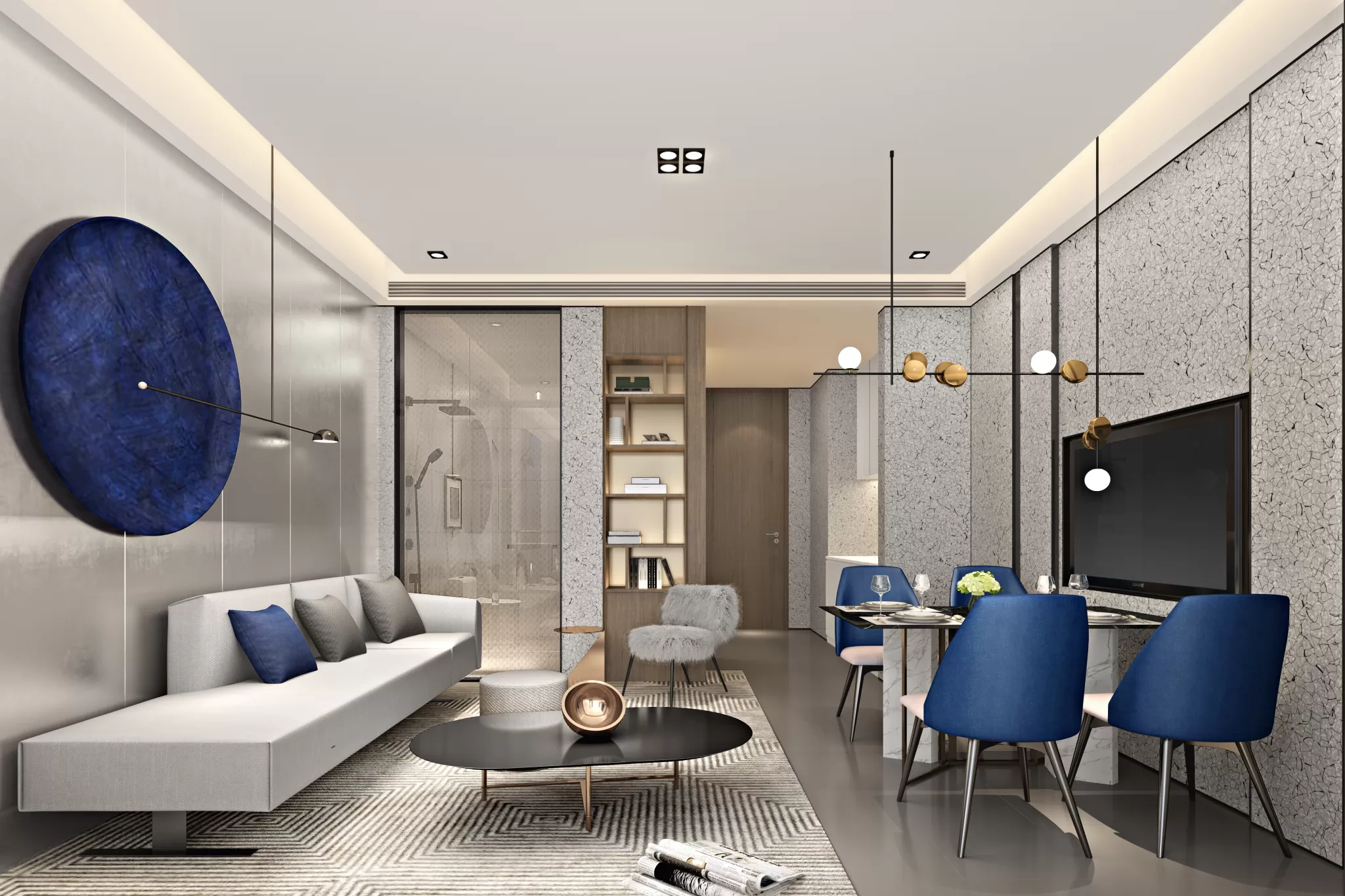 LIVING ROOM - MODERN STYLE - 743