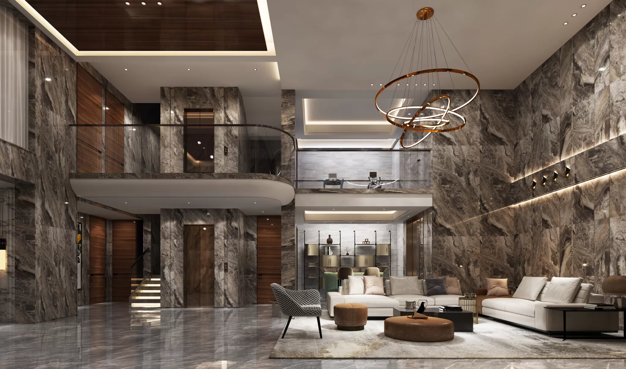 LIVING ROOM - MODERN STYLE - 745