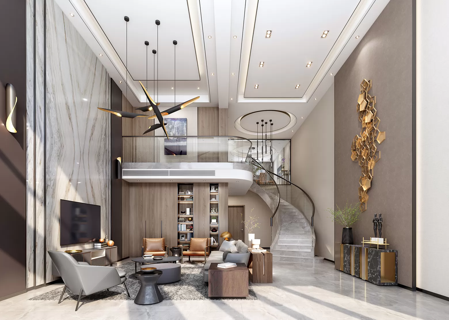 LIVING ROOM - MODERN STYLE - 754