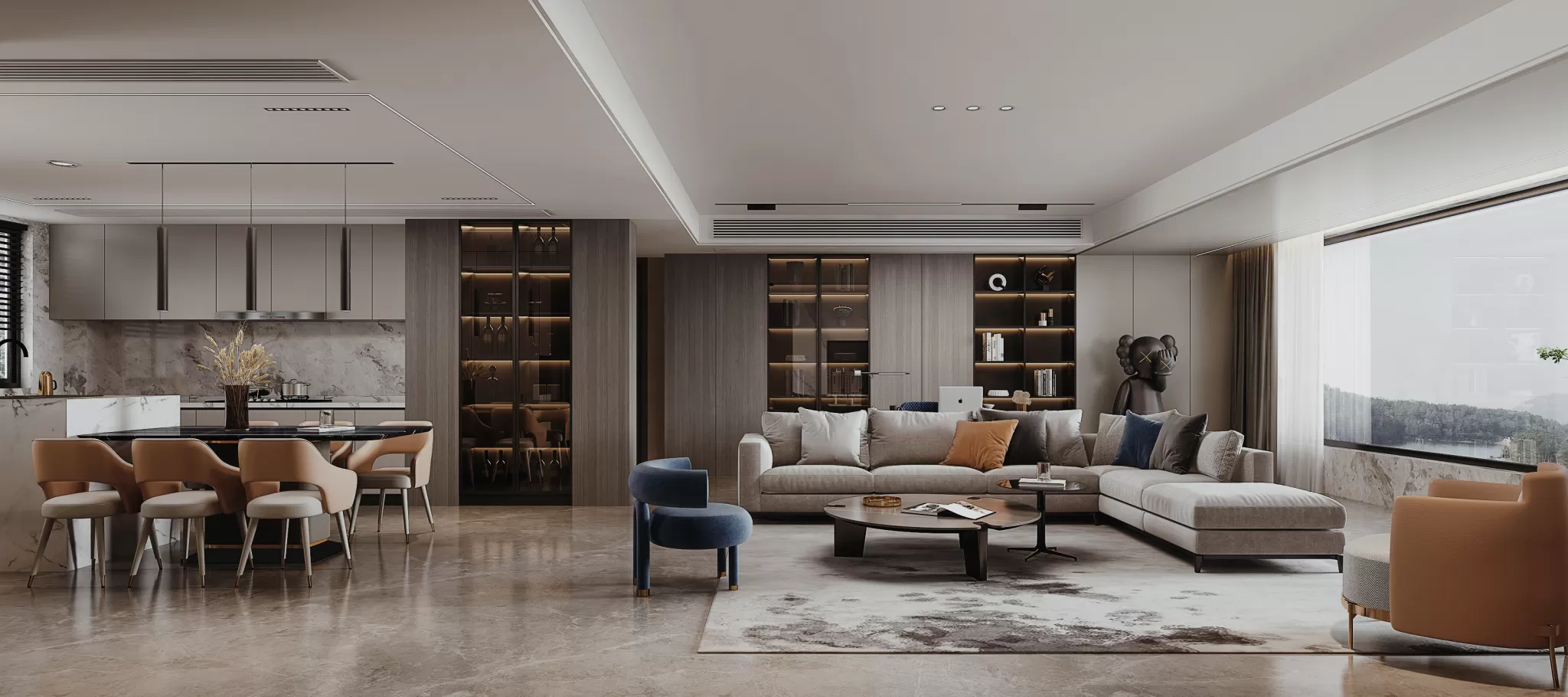 LIVING ROOM - MODERN STYLE - 759