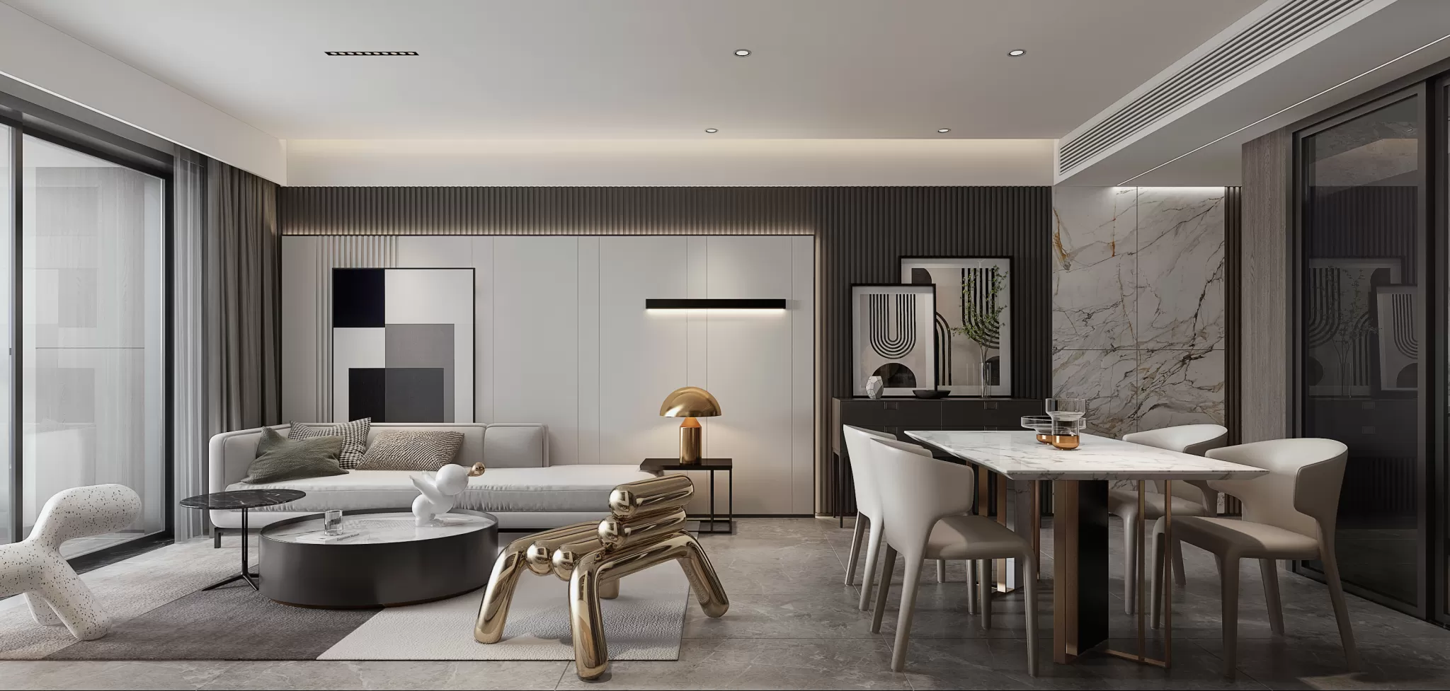 LIVING ROOM - MODERN STYLE - 763