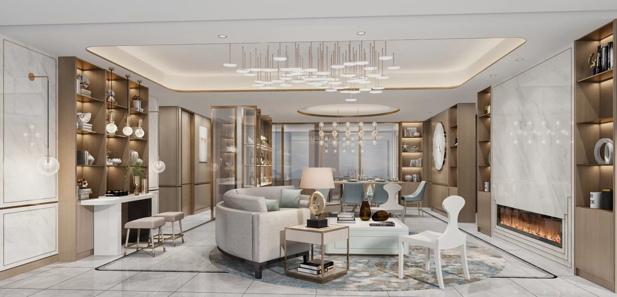 LIVING ROOM - MODERN STYLE - 768