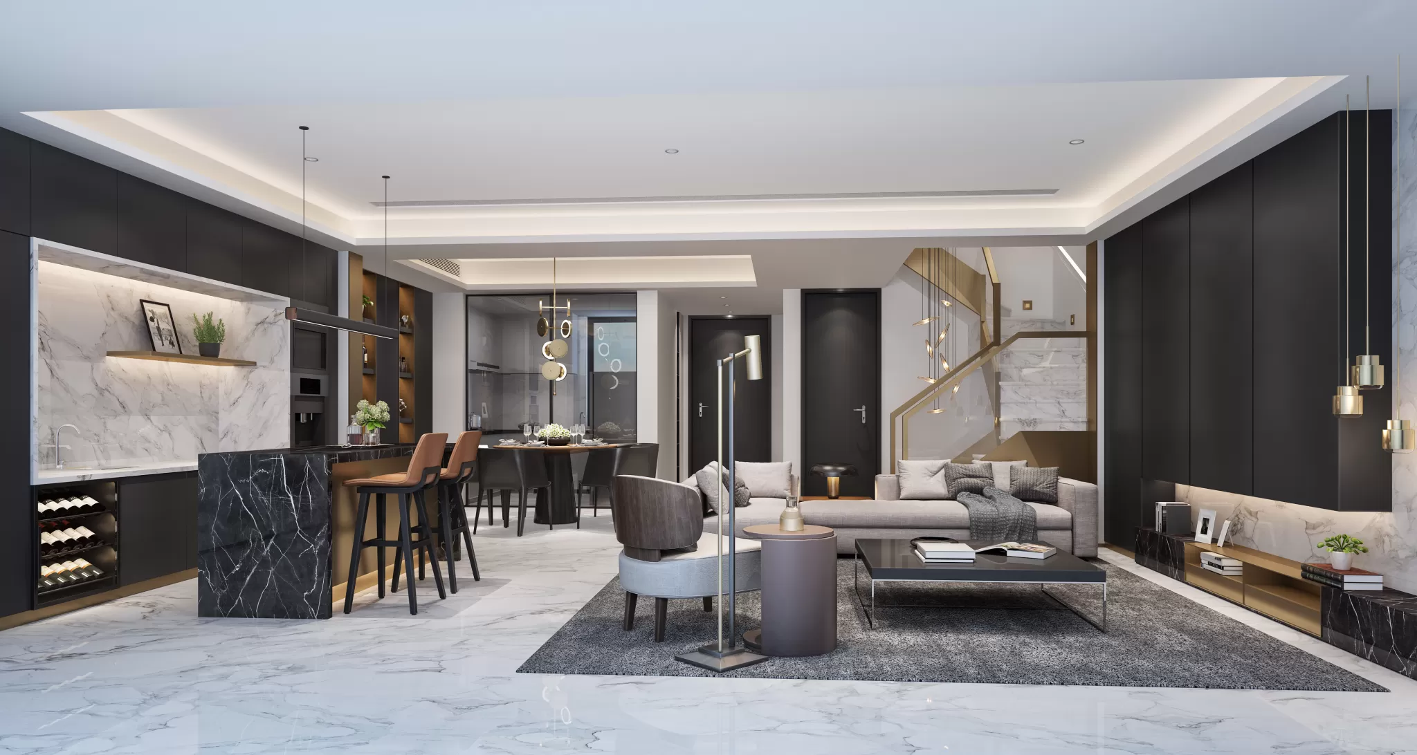 LIVING ROOM - MODERN STYLE - 772