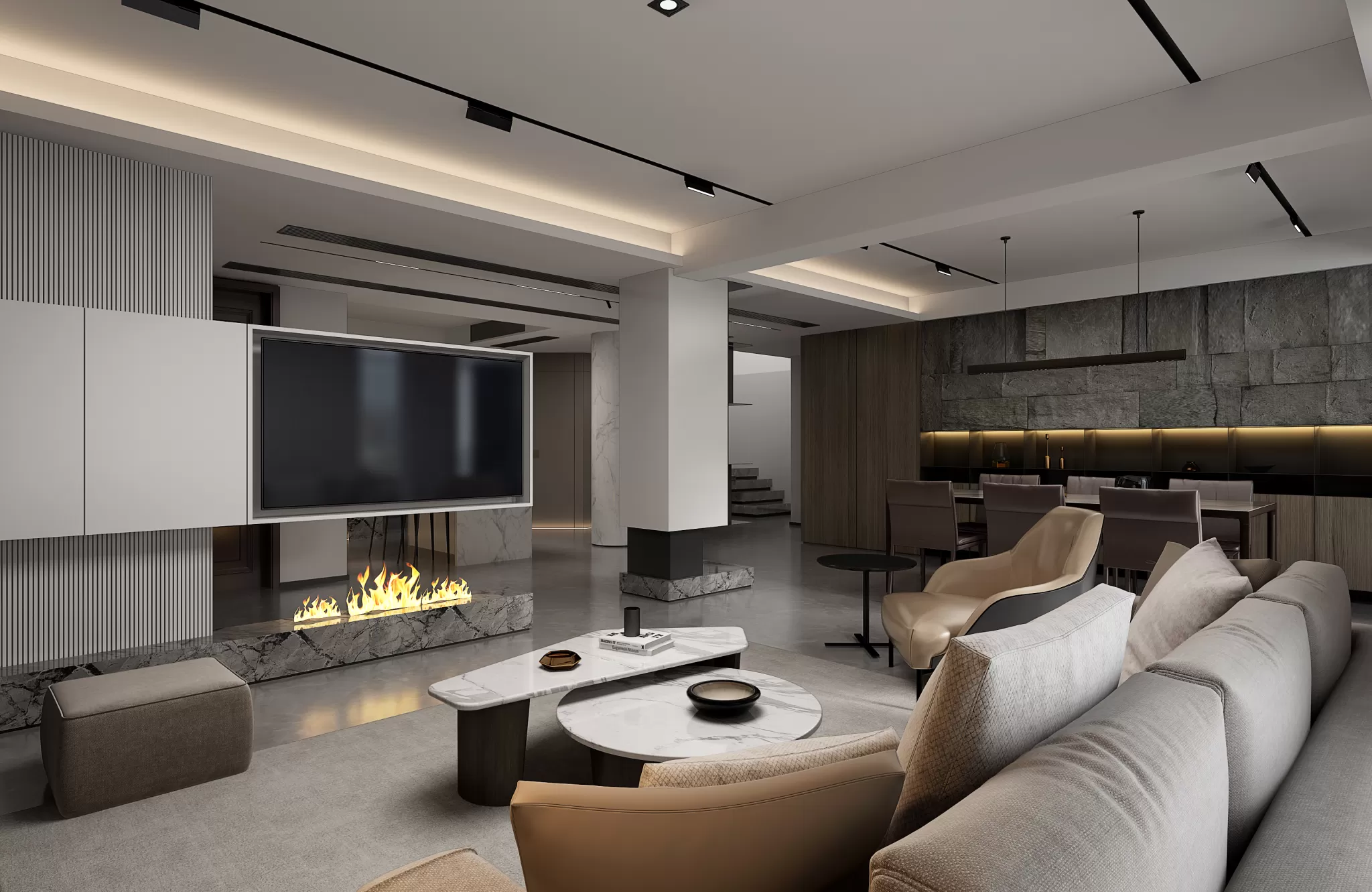 LIVING ROOM - MODERN STYLE - 782
