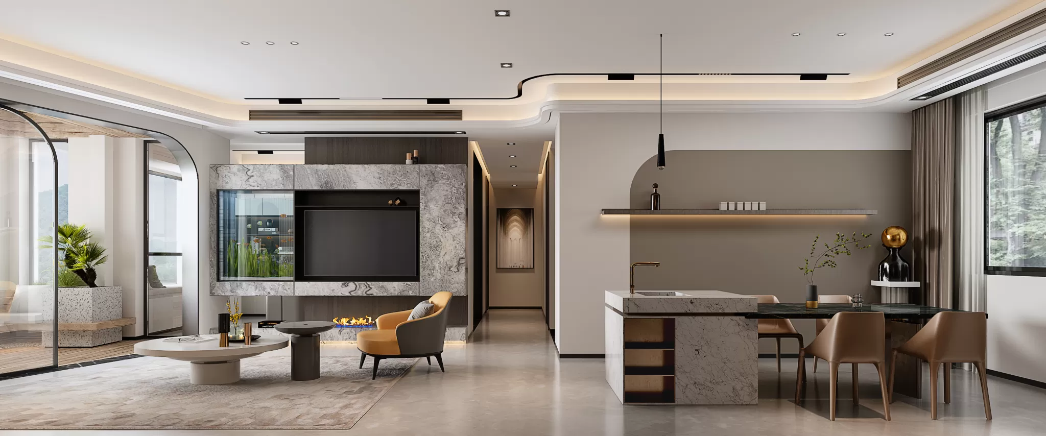 LIVING ROOM - MODERN STYLE - 787