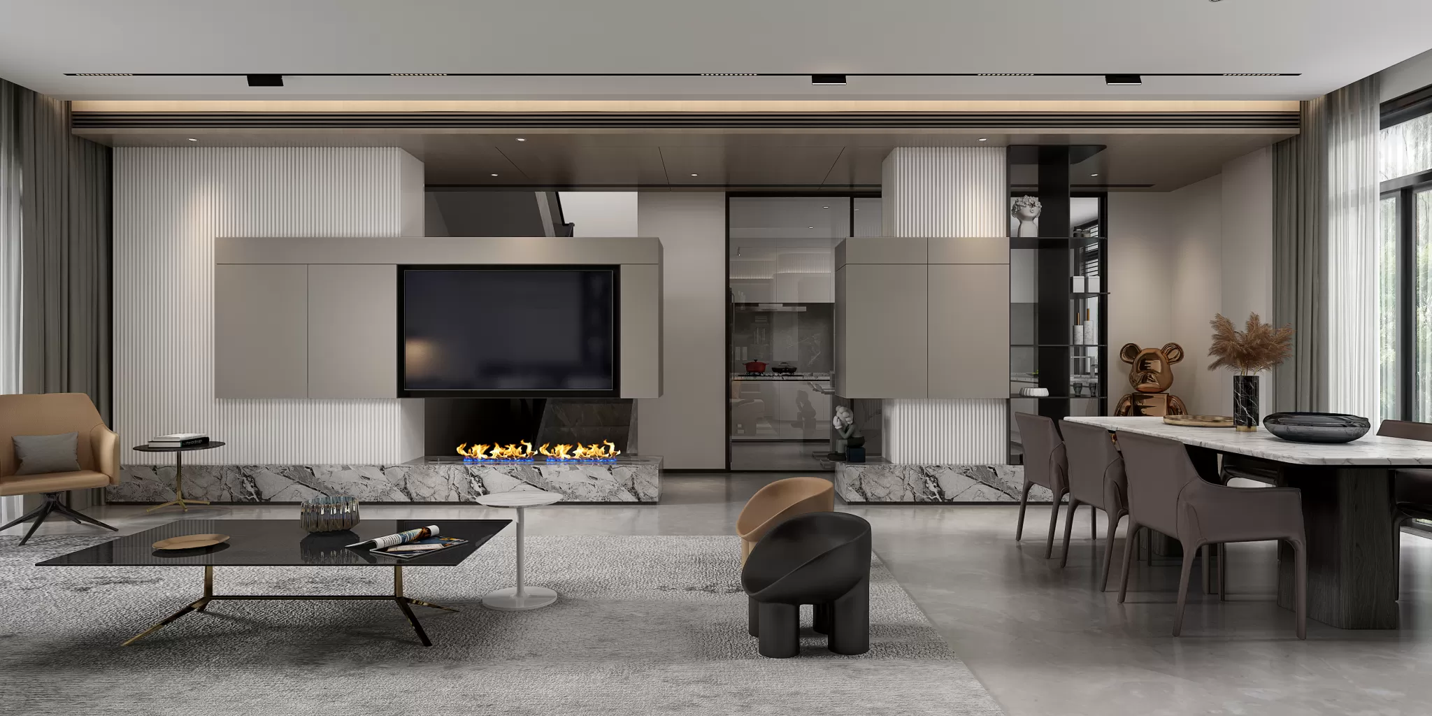 LIVING ROOM - MODERN STYLE - 800