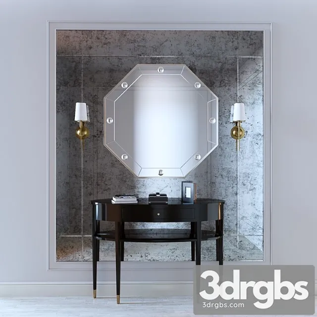 Living-room set 001 2 3D Model Free