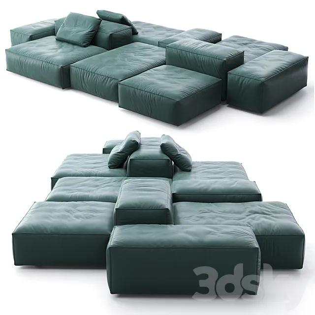 Livingdivani Extrasoft Composition 246 3D Model