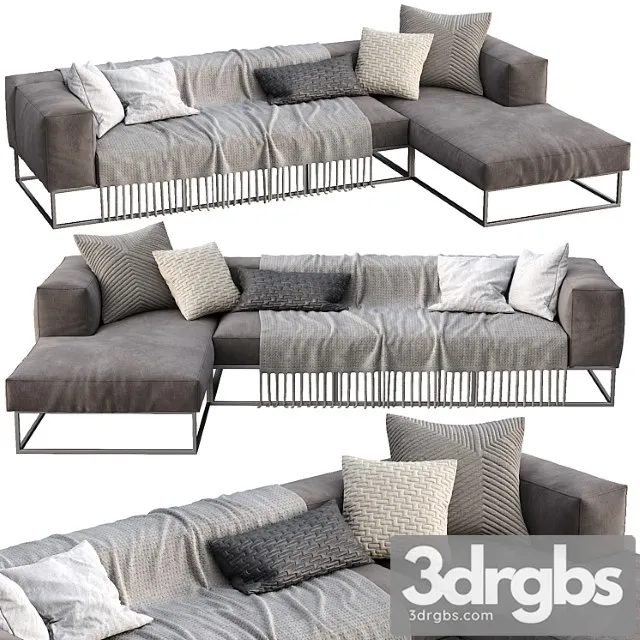 Livingdivani Sofa Ile Club 2 3D Model Free