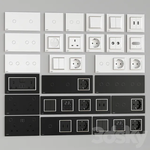 Livolo touch 3D Model