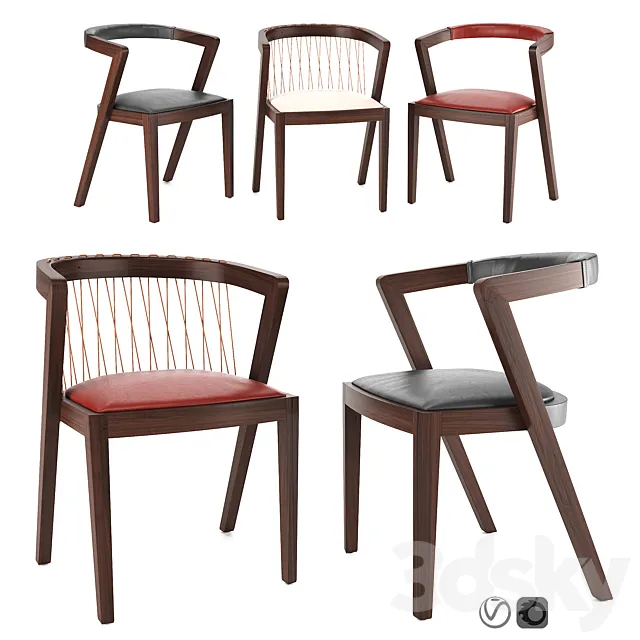 Livoni string chair 3D Model