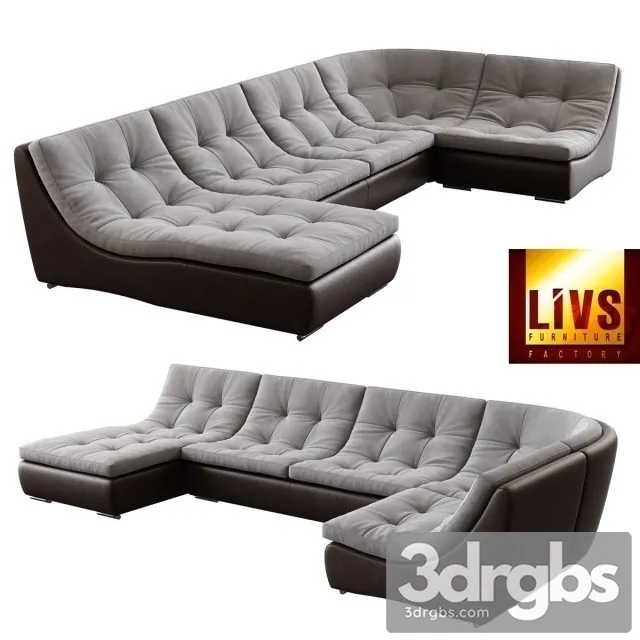 Livs Korado Sofa 3D Model Free