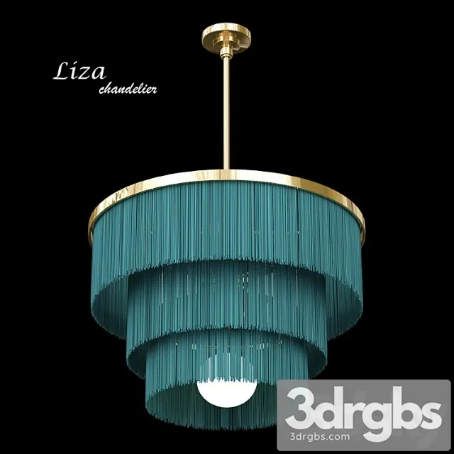 Liza Pendant light 3D Model Free