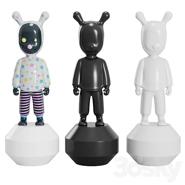 Lladro THE GUEST by Devilrobots 3DModel