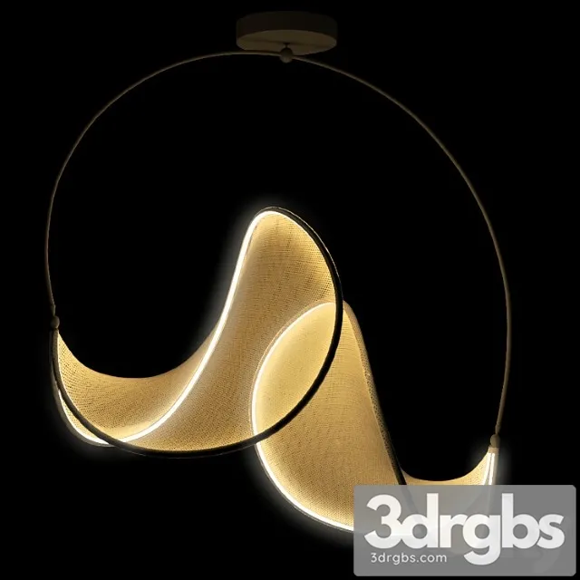 Llll.02 double suspended lamp 3D Model Free