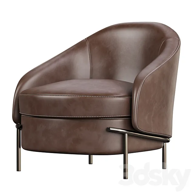 LLOYD Armchair by Longhi 3D Model