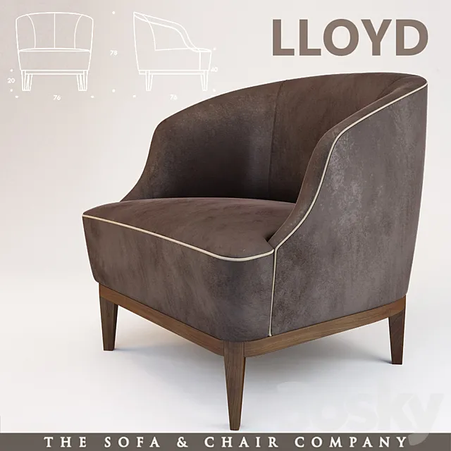 LLOYD. The Sofa & Chair Company. London 3DModel