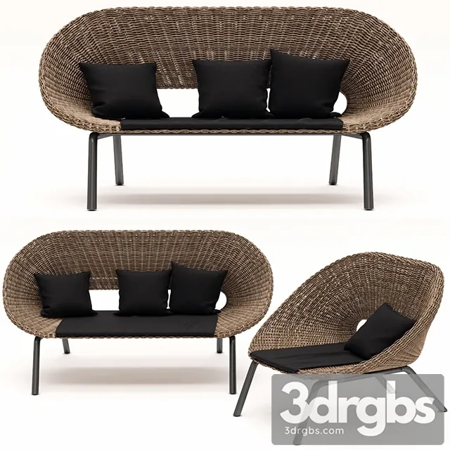 Loa Funiture Set 3D Model Free